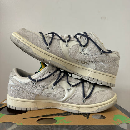 OFF-WHITE X NIKE DUNK LOW LOT 20 UK8 (USED)