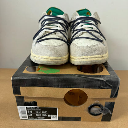 OFF-WHITE X NIKE DUNK LOW LOT 20 UK7.5 (USED)