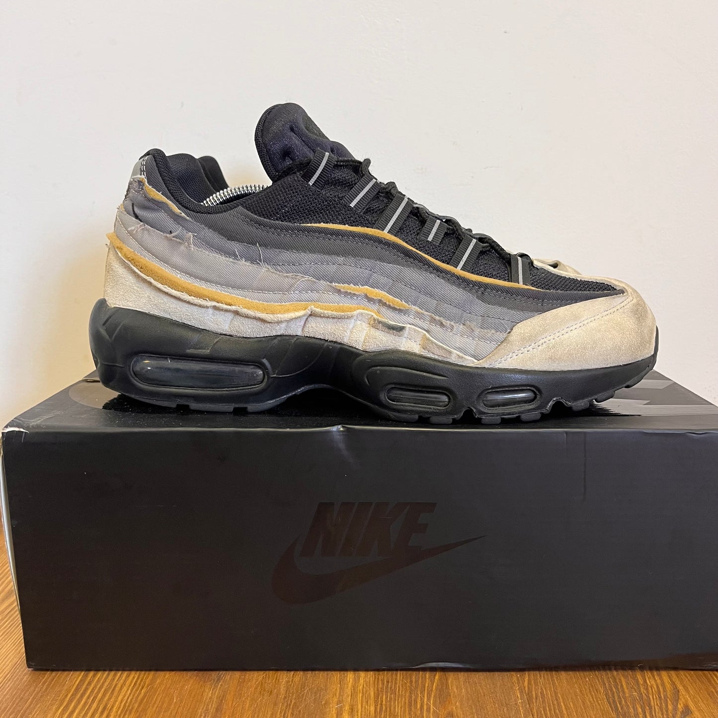 NIKE AIR MAX 95 COMME DES GARCONS GREY UK9 (USED)