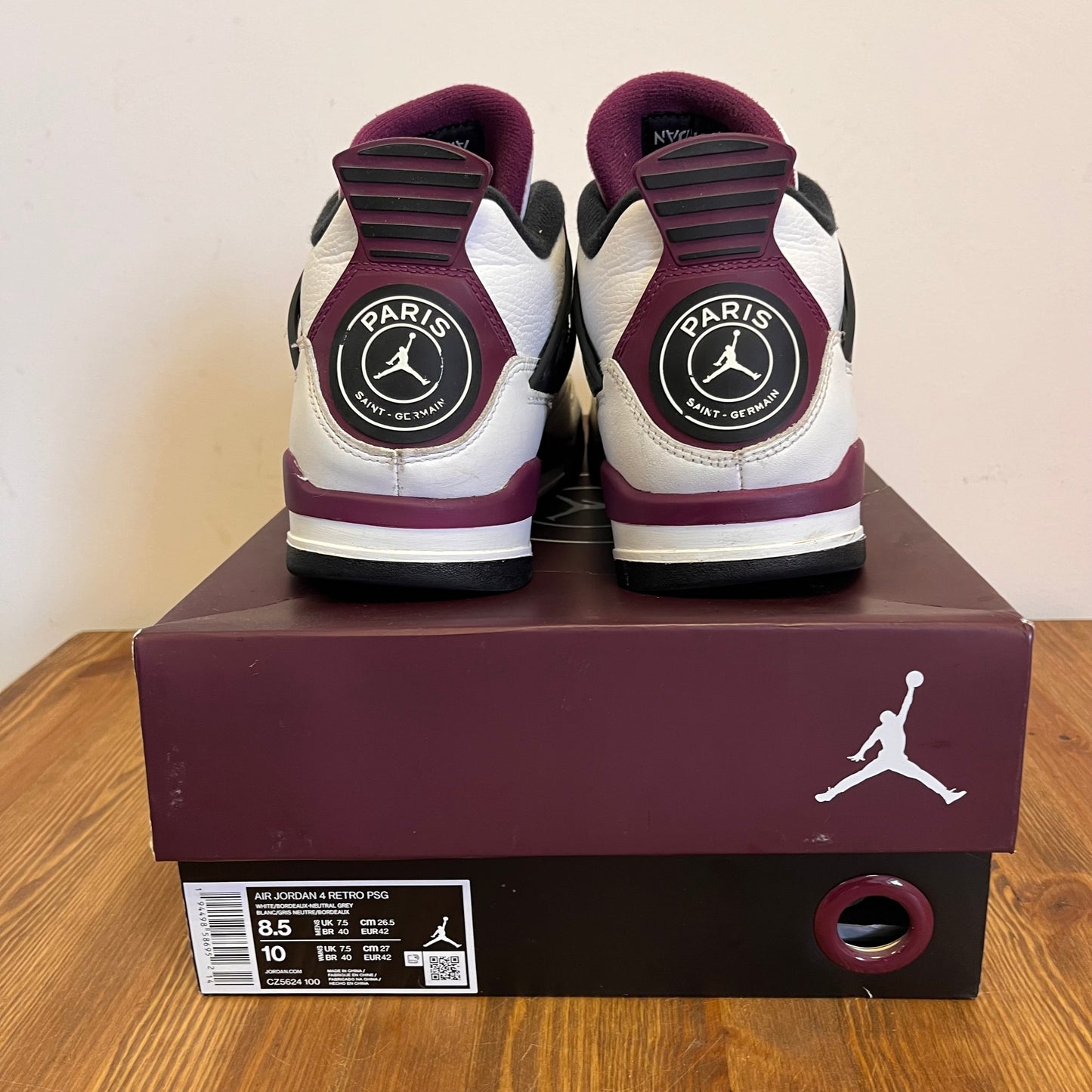 AIR JORDAN 4 PSG UK7.5 (USED)