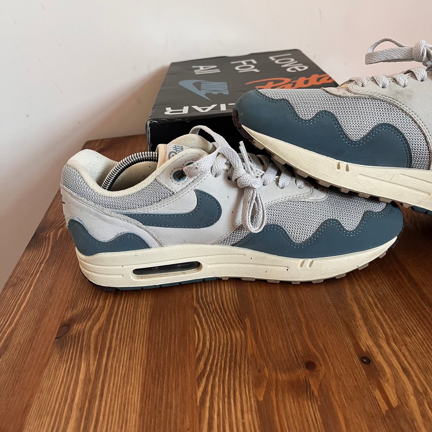 NIKE AIR MAX 1 PATTA AQUA UK8 (USED)