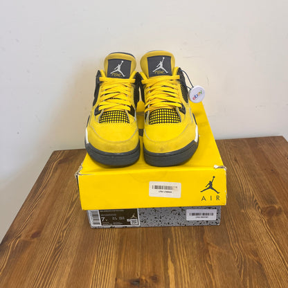 AIR JORDAN 4 LIGHTNING (GS) UK6 (USED)