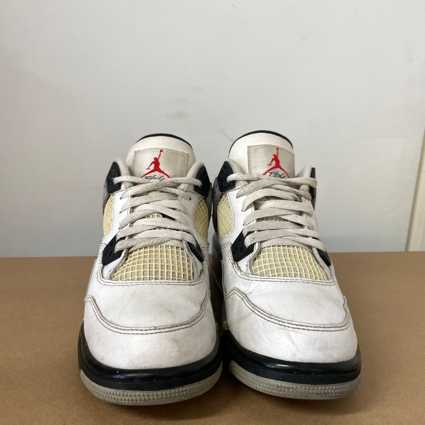 AIR JORDAN 4 WHITE CEMENT 2016 (GS) UK5.5 (USED)