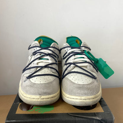 OFF-WHITE X NIKE DUNK LOW LOT 20 UK8 (USED)