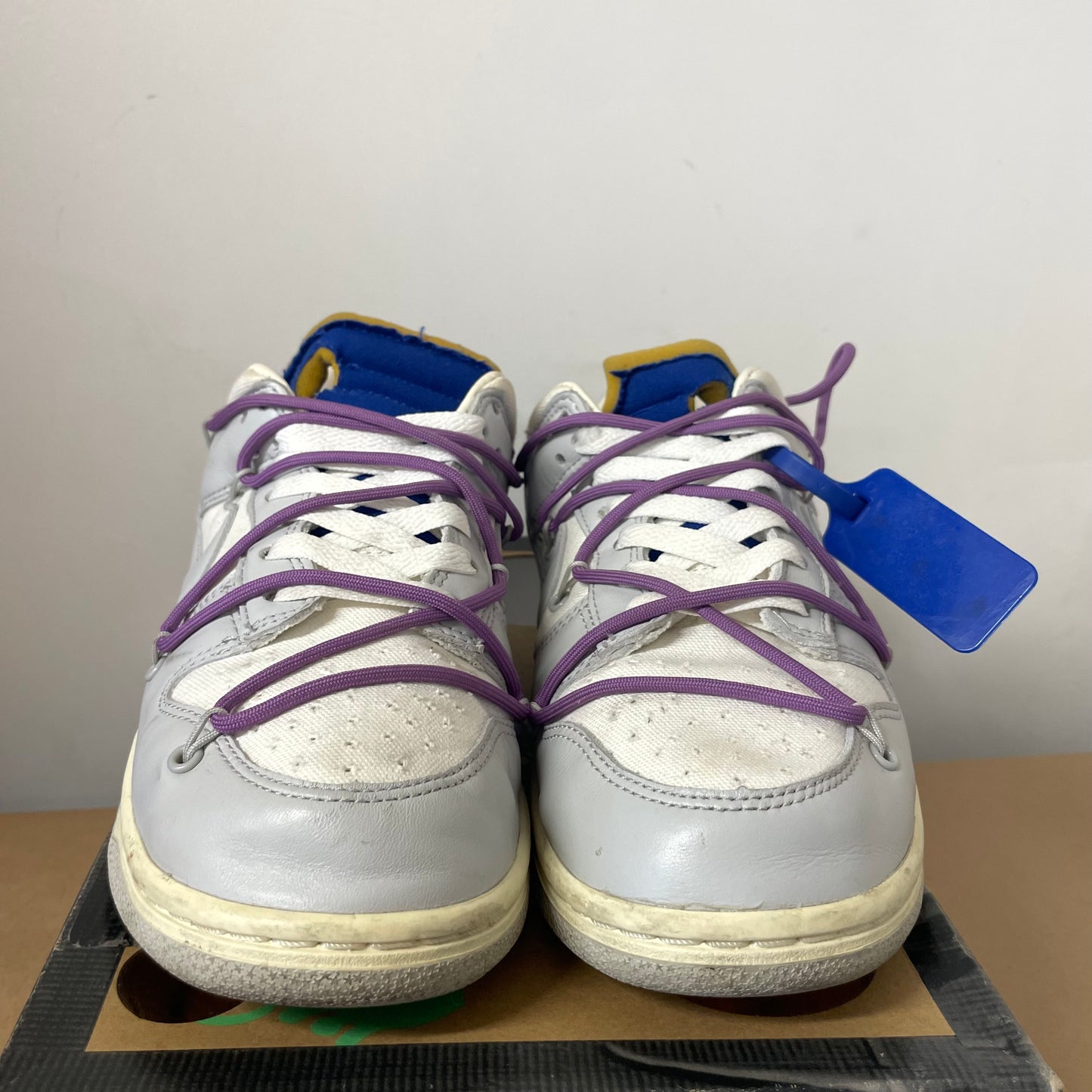 OFF-WHITE X NIKE DUNK LOW LOT 48 UK7.5 (USED)