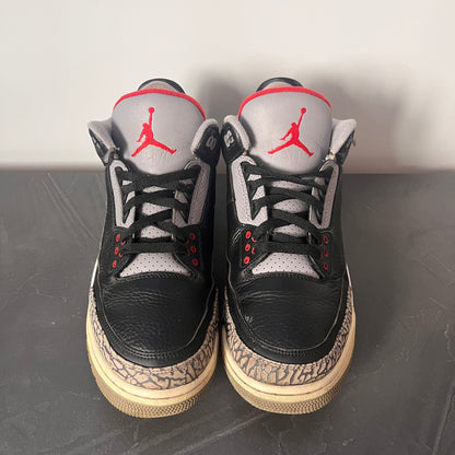 AIR JORDAN 3 BLACK CEMENT UK10 (USED)