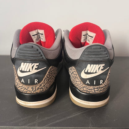 AIR JORDAN 3 BLACK CEMENT UK10 (USED)