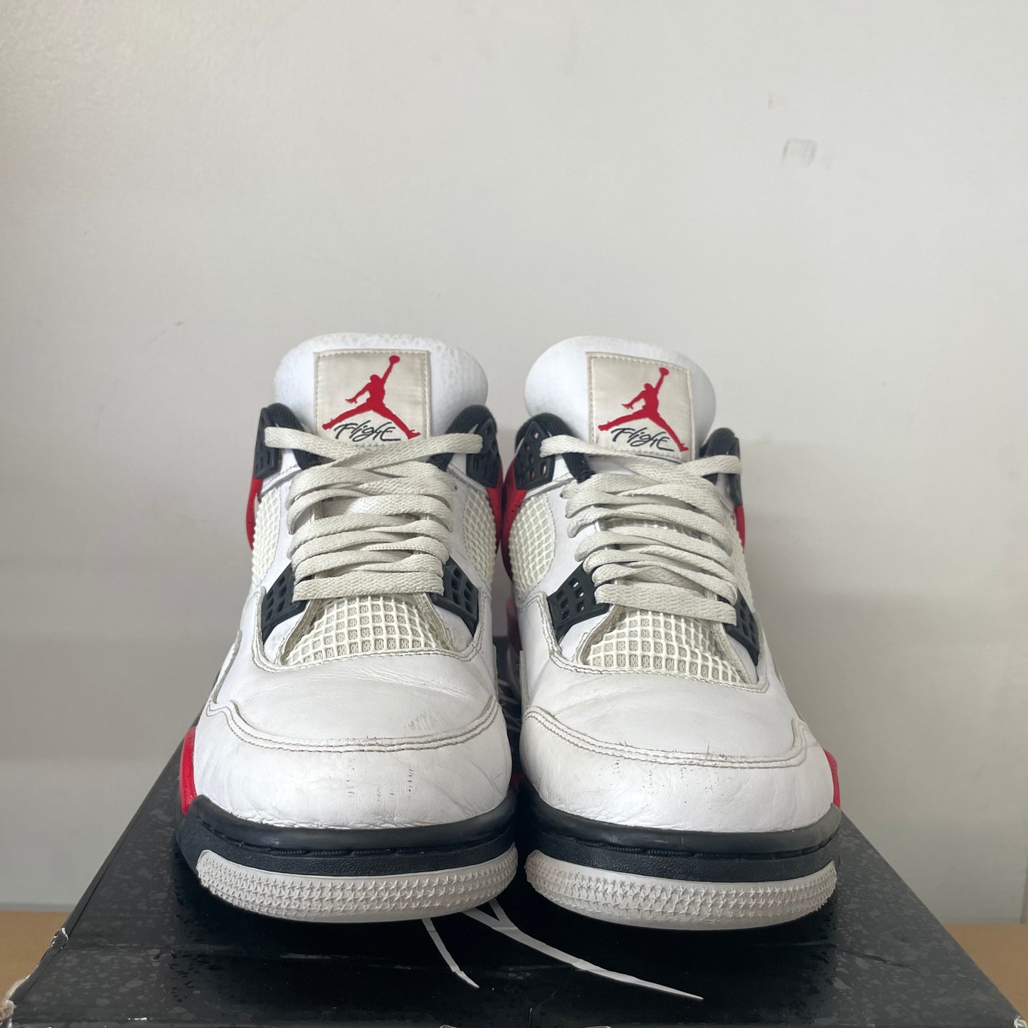 AIR JORDAN 4 RED CEMENT UK10 (USED)