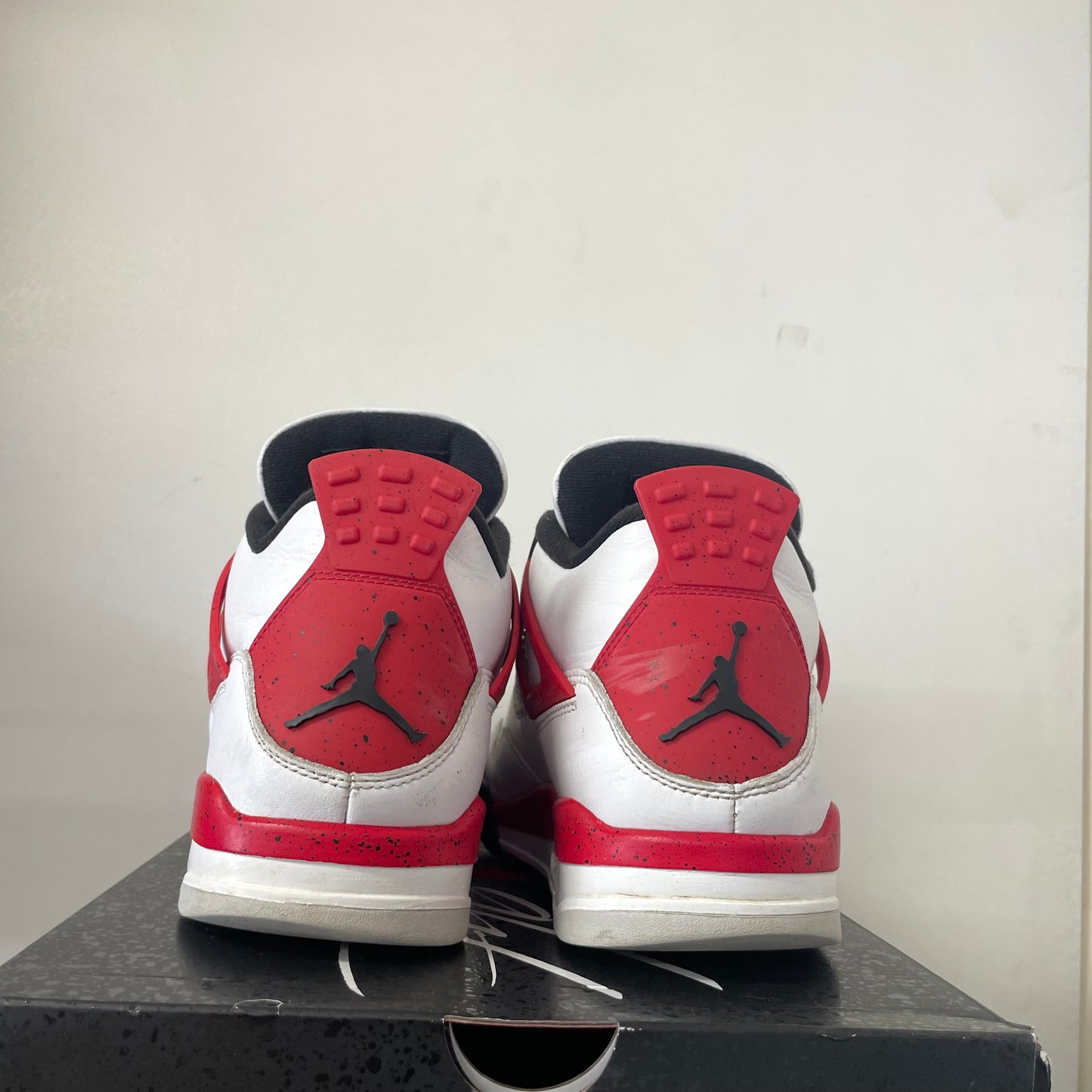 AIR JORDAN 4 RED CEMENT UK10 (USED)