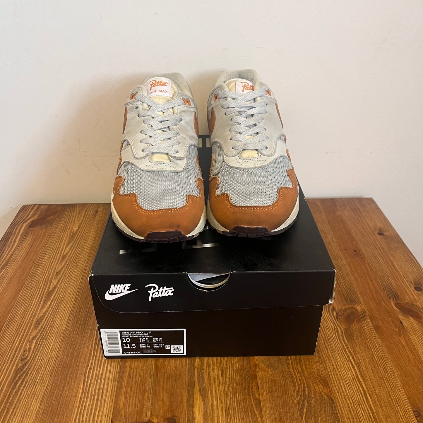 NIKE AIR MAX 1 PATTA MONARCH UK9 (USED)