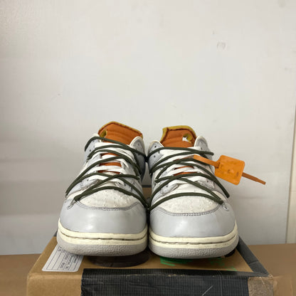 OFF-WHITE X NIKE DUNK LOW LOT 22 UK11 (USED)