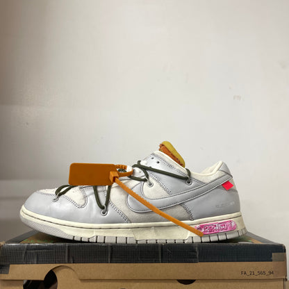 OFF-WHITE X NIKE DUNK LOW LOT 22 UK11 (USED)