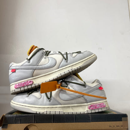 OFF-WHITE X NIKE DUNK LOW LOT 22 UK11 (USED)