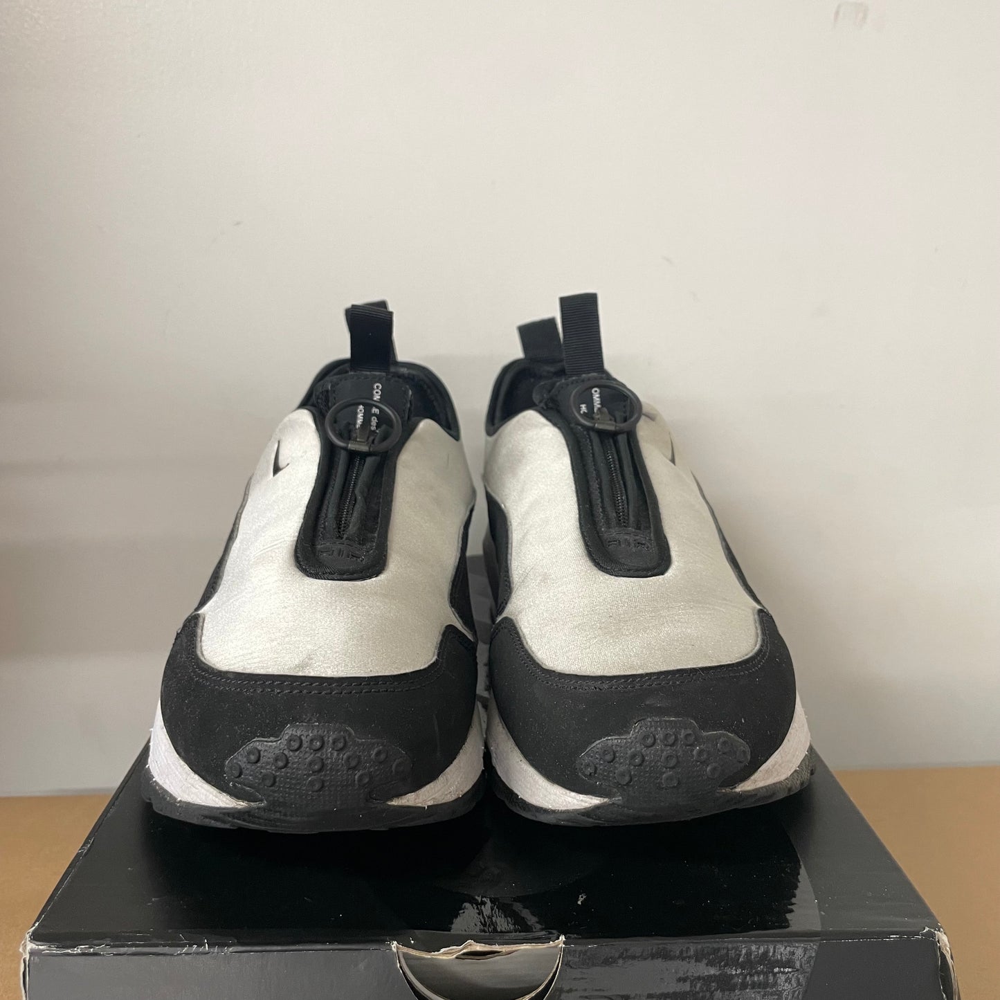 NIKE AIR SUNDER CDG WHITE BLACK UK8 (USED)