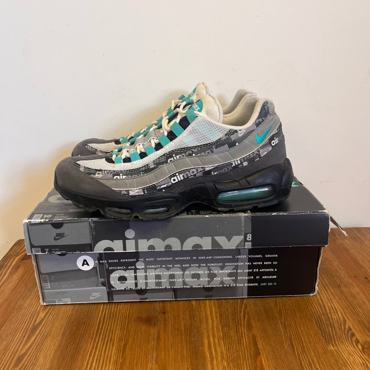 NIKE AIR MAX 95 ATMOS JADE UK8 (USED)