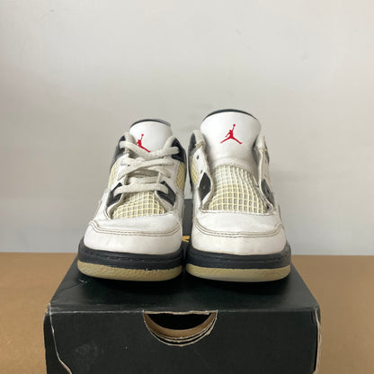 AIR JORDAN 4 WHITE CEMENT (TD) UK8.5 (USED)