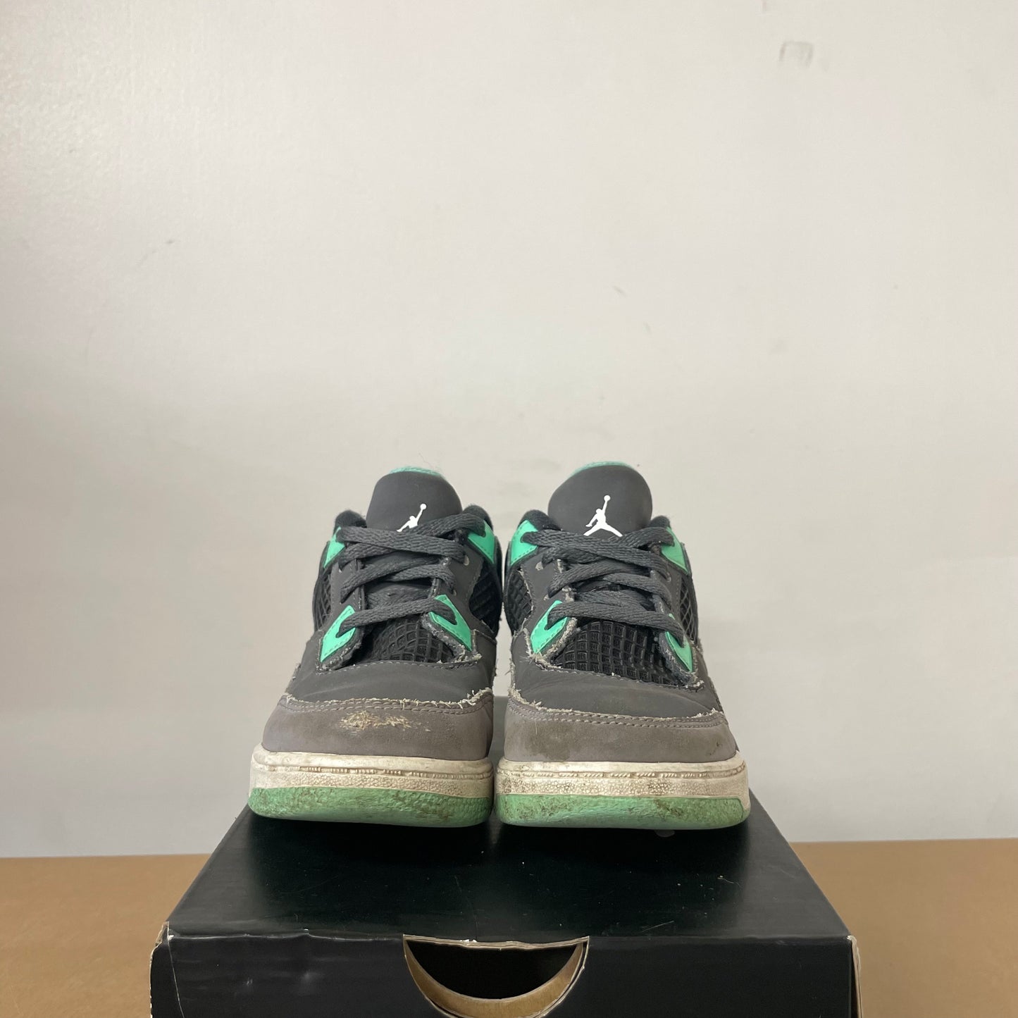 AIR JORDAN 4 GREEN GLOW (TD) UK8.5 (USED)