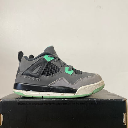 AIR JORDAN 4 GREEN GLOW (TD) UK8.5 (USED)