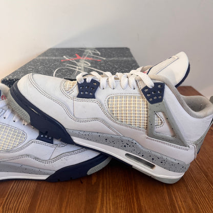 AIR JORDAN 4 MIDNIGHT NAVY UK6 (USED)