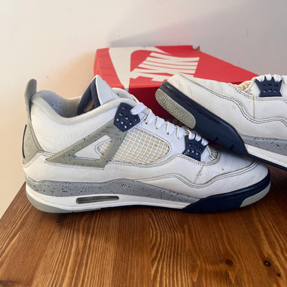 AIR JORDAN 4 MIDNIGHT NAVY UK10 (USED)