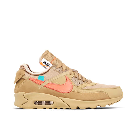 OFF WHITE X NIKE AIR MAX 90 DESERT ORE UK6 (USED)