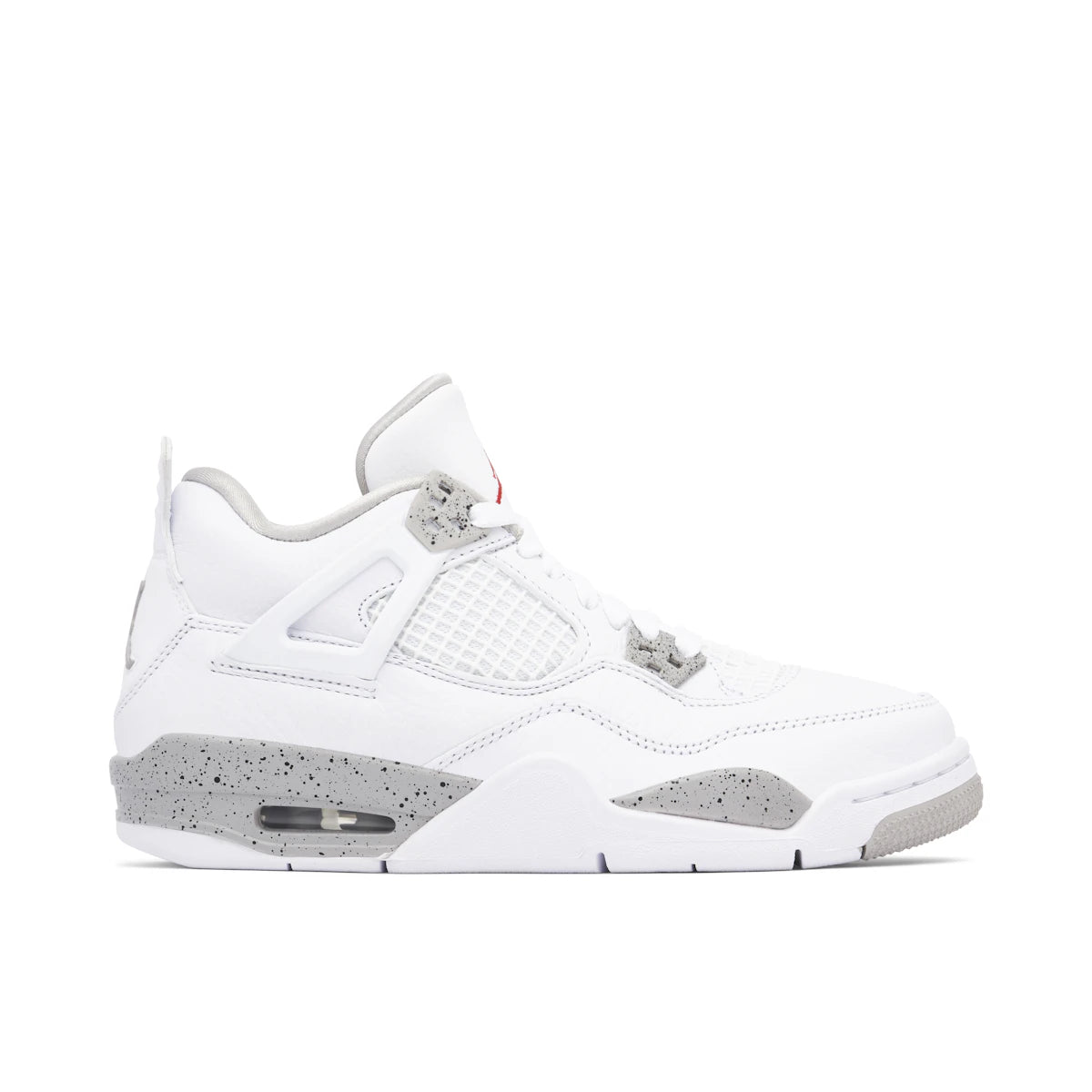 AIR JORDAN 4 WHITE OREO (GS) UK6 (USED)