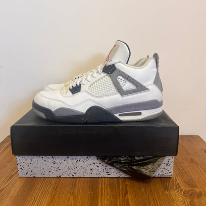 AIR JORDAN 4 WHITE CEMENT 2012 UK9 (USED)