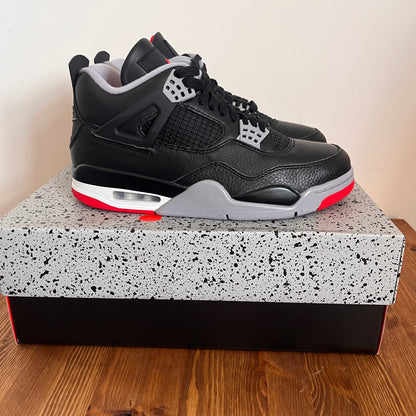 AIR JORDAN 4 BRED REIMAGINED UK7.5 (USED)