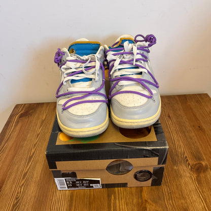 OFF-WHITE X NIKE DUNK LOW LOT 47 UK7.5 (USED)