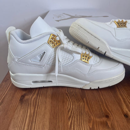 AIR JORDAN 4 METALLIC GOLD (W) UK9 (NEW)