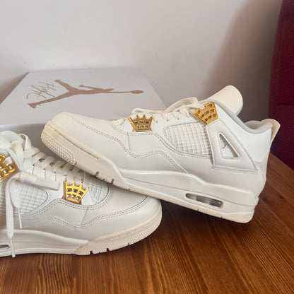 AIR JORDAN 4 METALLIC GOLD (W) UK9 (NEW)