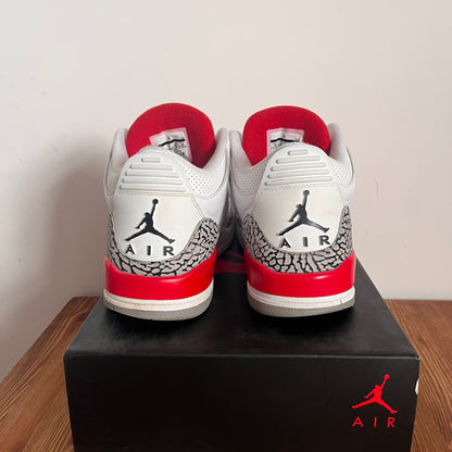 AIR JORDAN 3 HALL OF FAME UK9 (USED)