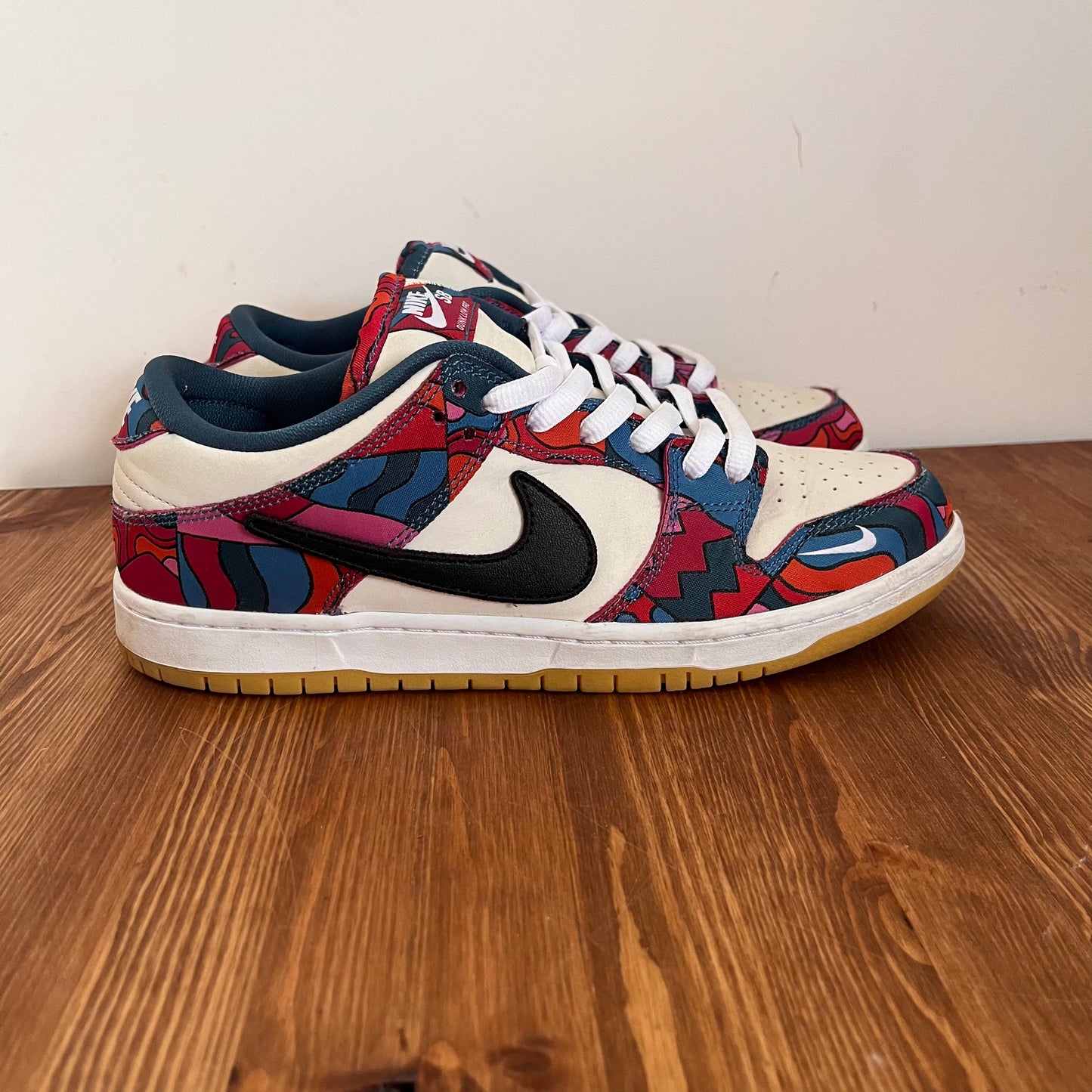 NIKE DUNK LOW SB PARRA ART UK8.5 (USED)