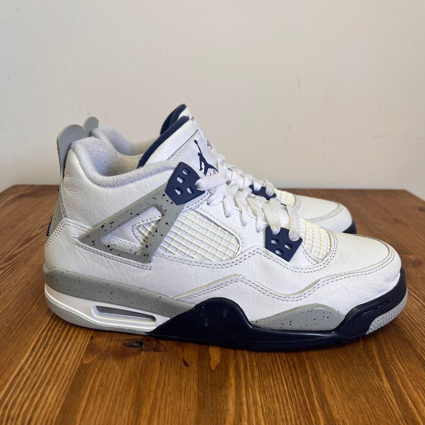 AIR JORDAN 4 MIDNIGHT NAVY (GS) UK5.5 (USED)