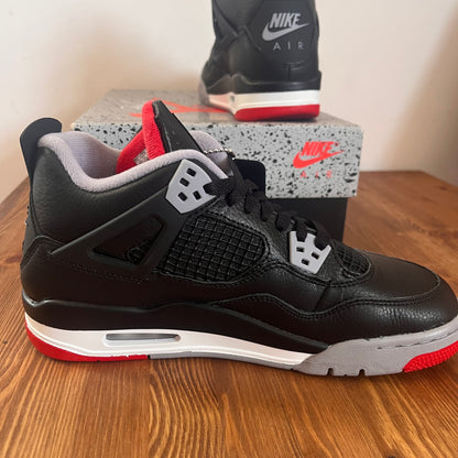 AIR JORDAN 4 BRED REIMAGINED (GS) UK6 (NEW)