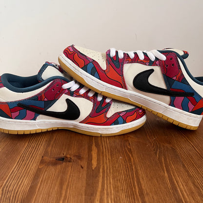 NIKE DUNK LOW SB PARRA ART UK8.5 (USED)