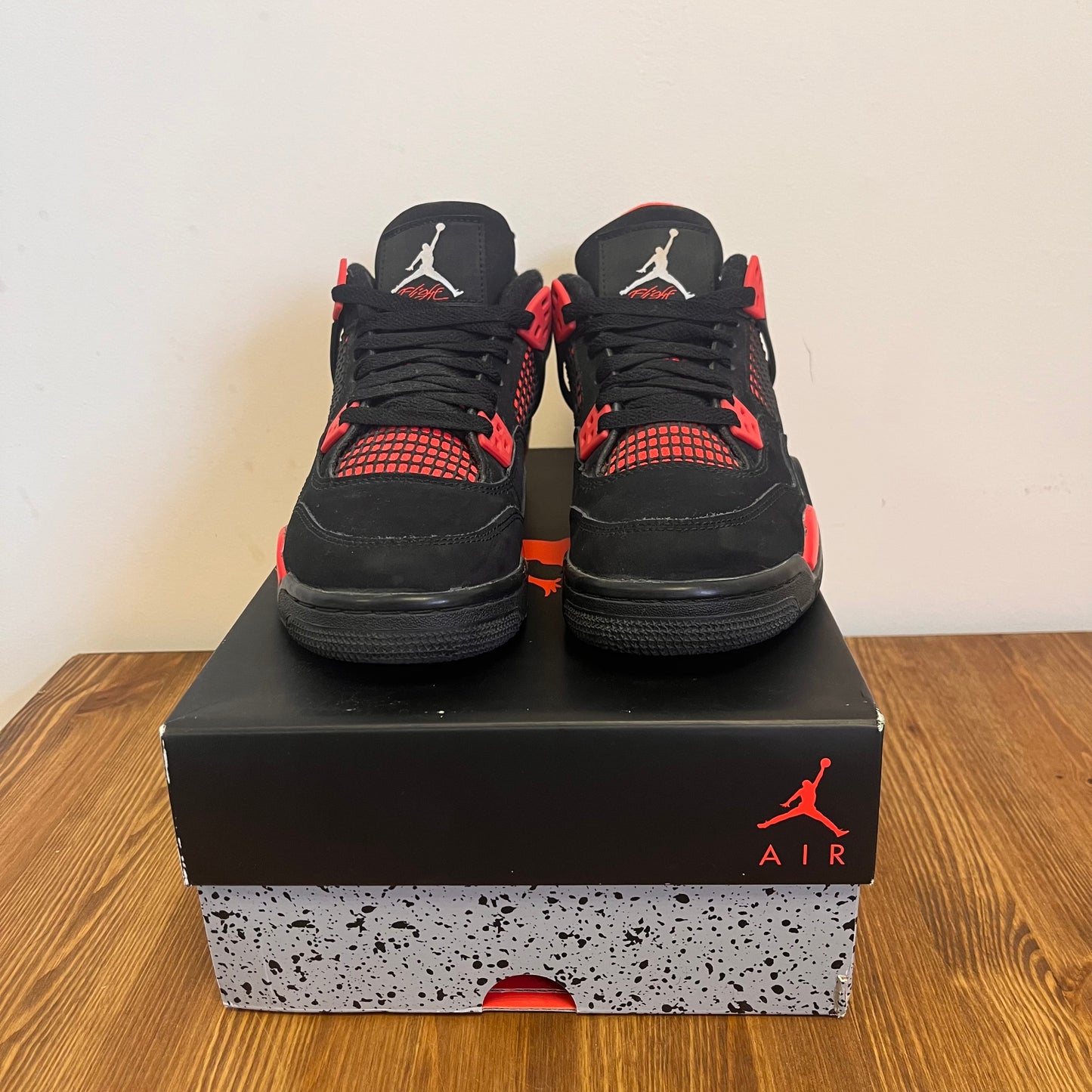 AIR JORDAN 4 RED THUNDER (GS) UK4 (USED)