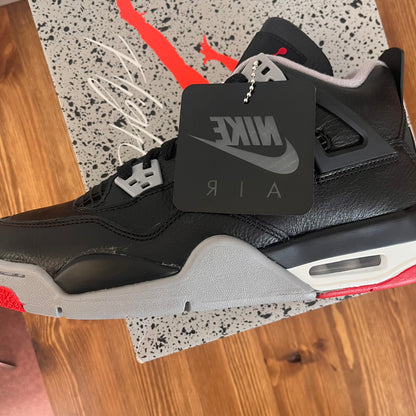 AIR JORDAN 4 BRED REIMAGINED (GS) UK6 (NEW)