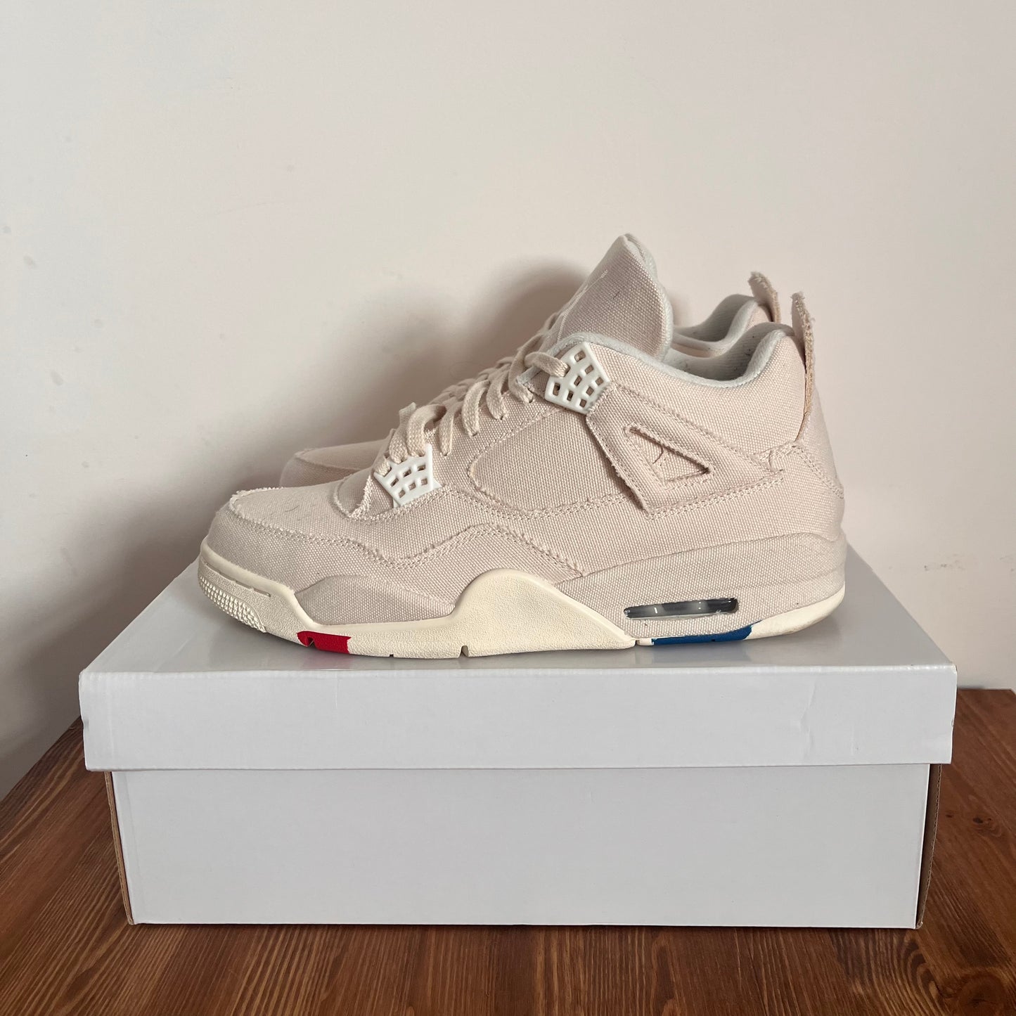 AIR JORDAN 4 BLANK CANVAS (W) UK9 (USED)