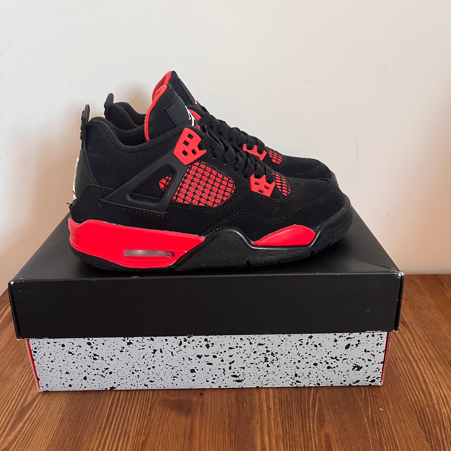 AIR JORDAN 4 RED THUNDER (GS) UK3.5 (USED)