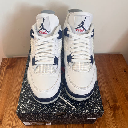 AIR JORDAN 4 MIDNIGHT NAVY UK8 (USED)