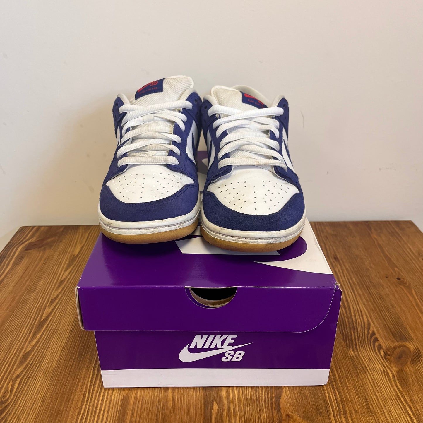 NIKE DUNK LOW SB LA DODGERS UK7 (USED)