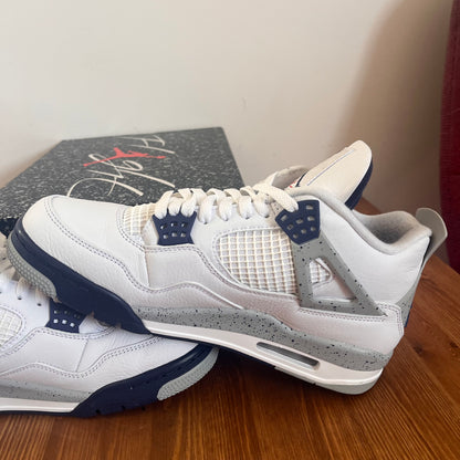 AIR JORDAN 4 MIDNIGHT NAVY UK8 (USED)