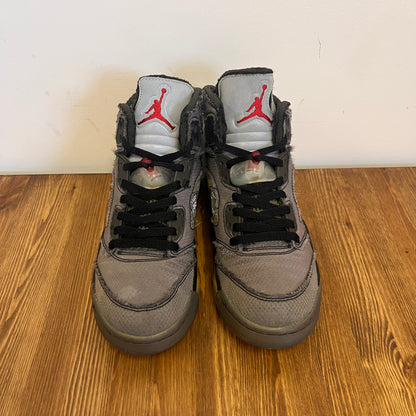 OFF-WHITE X AIR JORDAN 5 MUSLIN UK7 (USED)