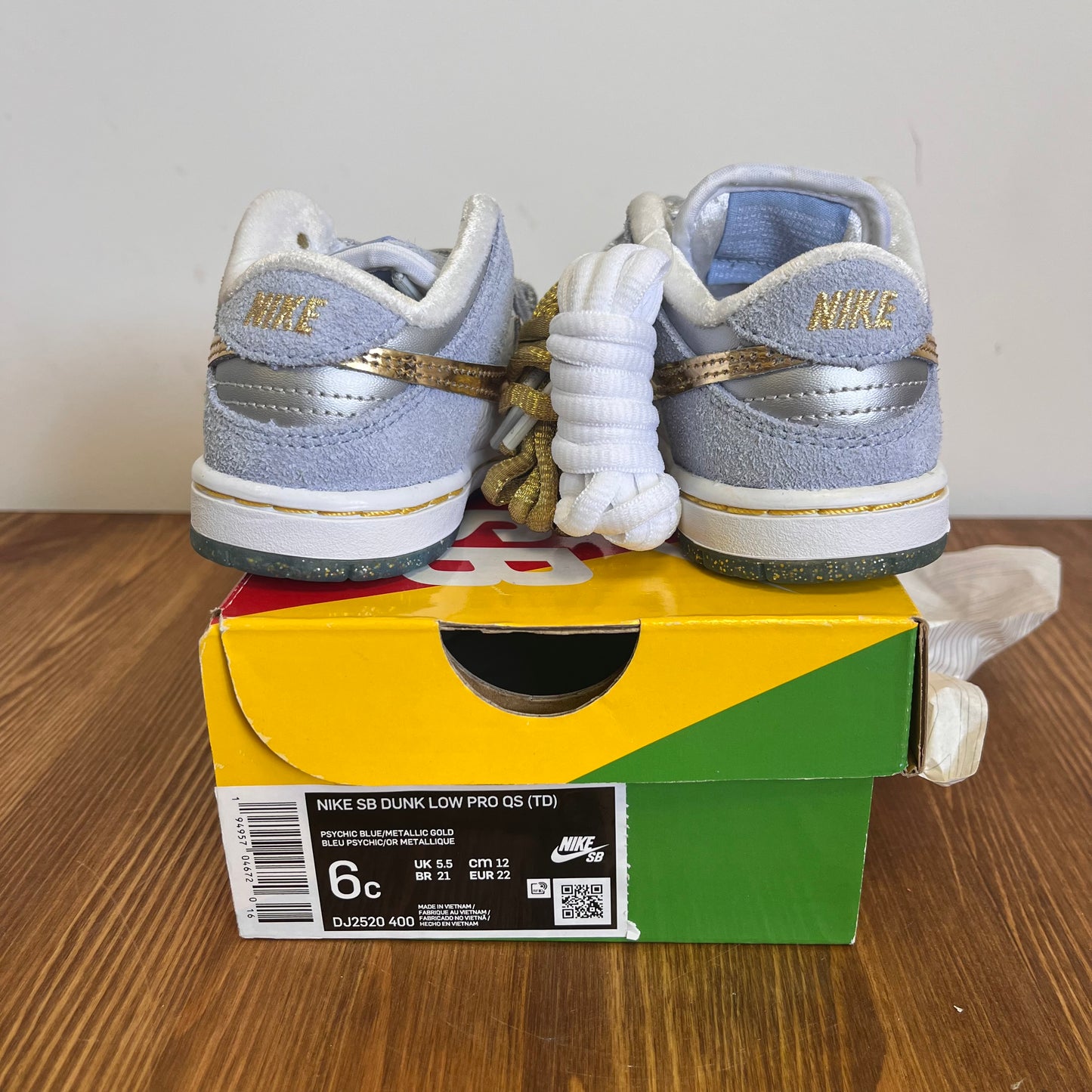 NIKE DUNK LOW SB SEAN CLIVER (TD) UK5.5 (NEW)