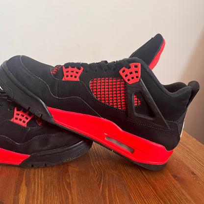 AIR JORDAN 4 RED THUNDER UK8.5 (USED)