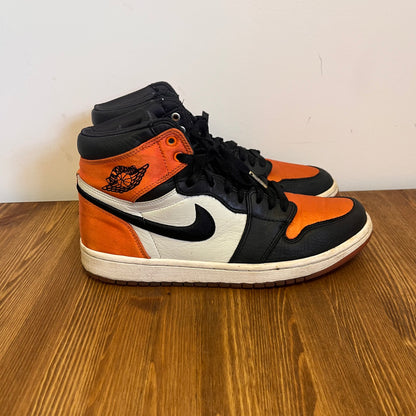 AIR JORDAN 1 HIGH SATIN SHATTERED BACKBOARD UK7 (USED)