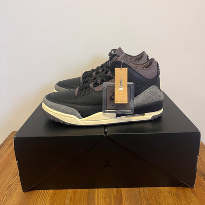 AIR JORDAN 3 A MA MANIERE BLACK (W) UK6 (NEW)