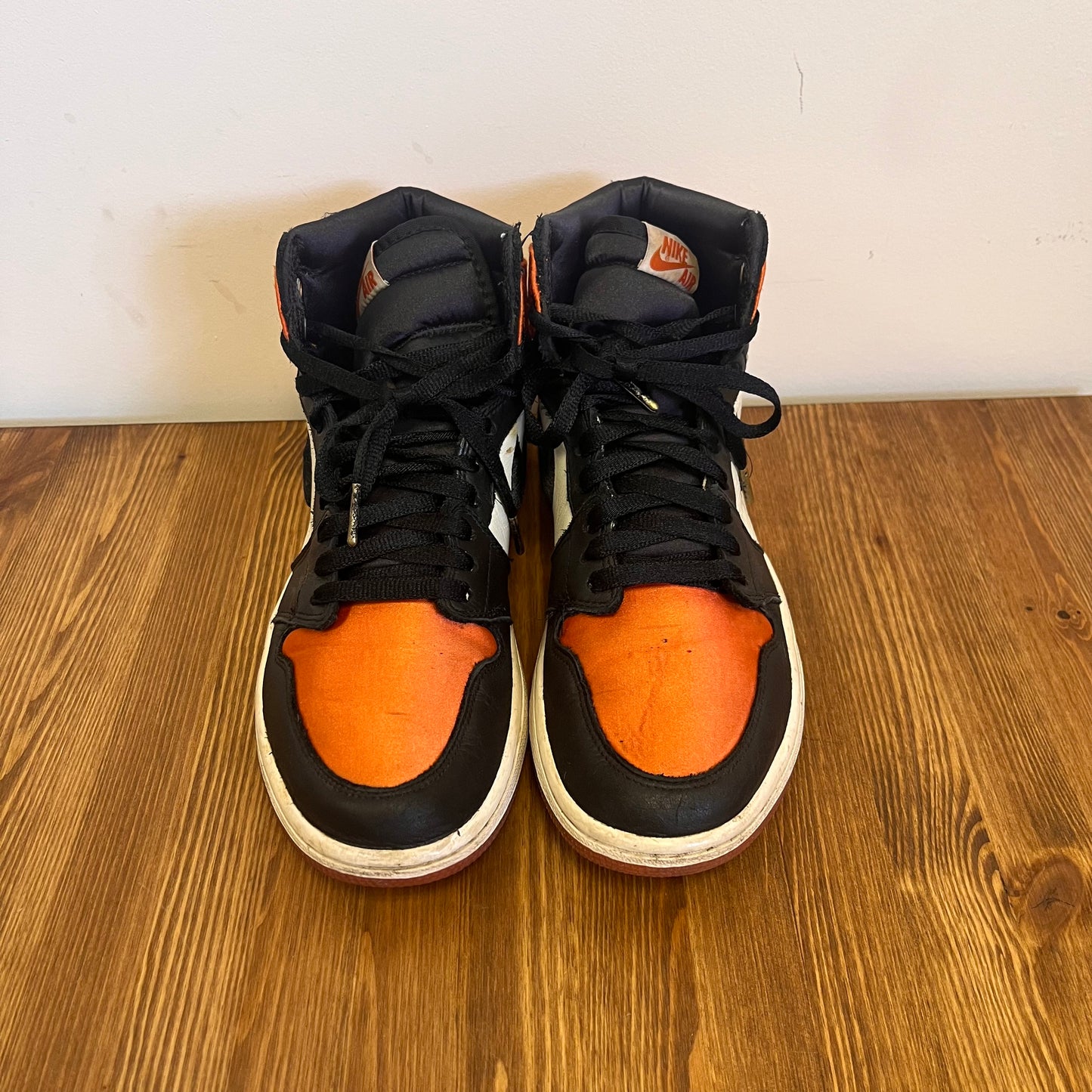 AIR JORDAN 1 HIGH SATIN SHATTERED BACKBOARD UK7 (USED)