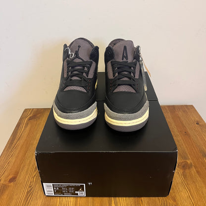 AIR JORDAN 3 A MA MANIERE BLACK (W) UK6 (NEW)